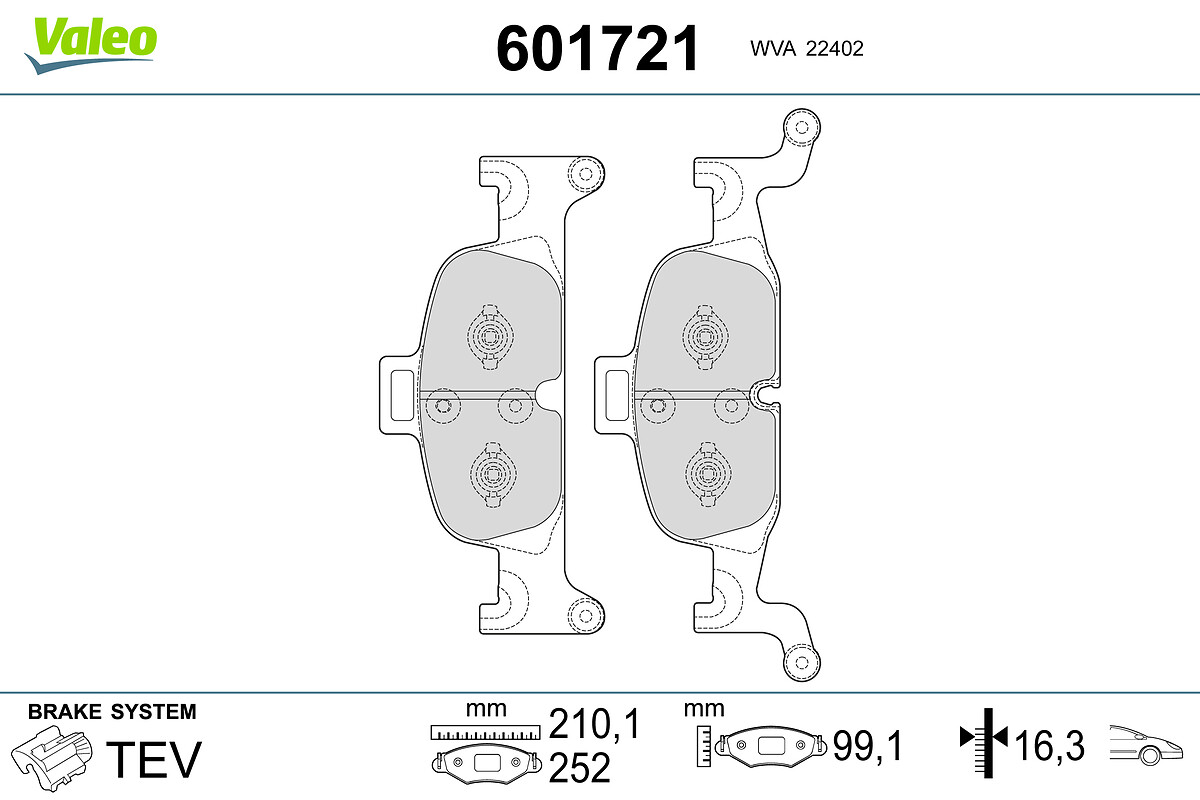 BRAKE PADS AUDI A4 A5 Q5 FR